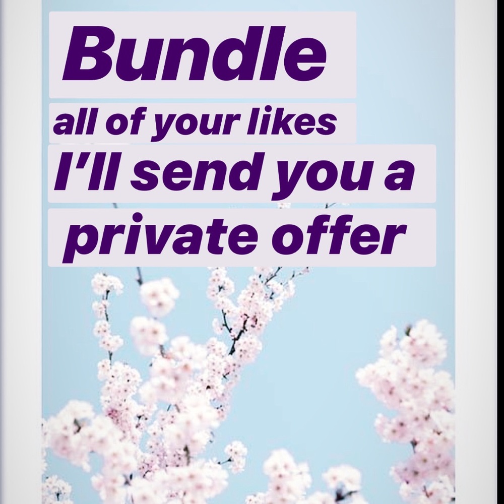 Bundle All Of Your Likes & Receive A Private Offer - image 1